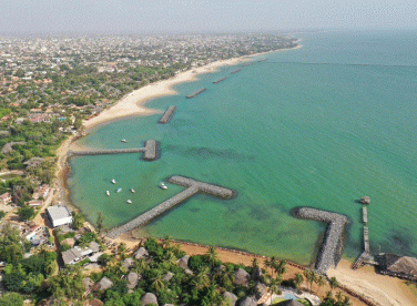 Digue de protection de Saly